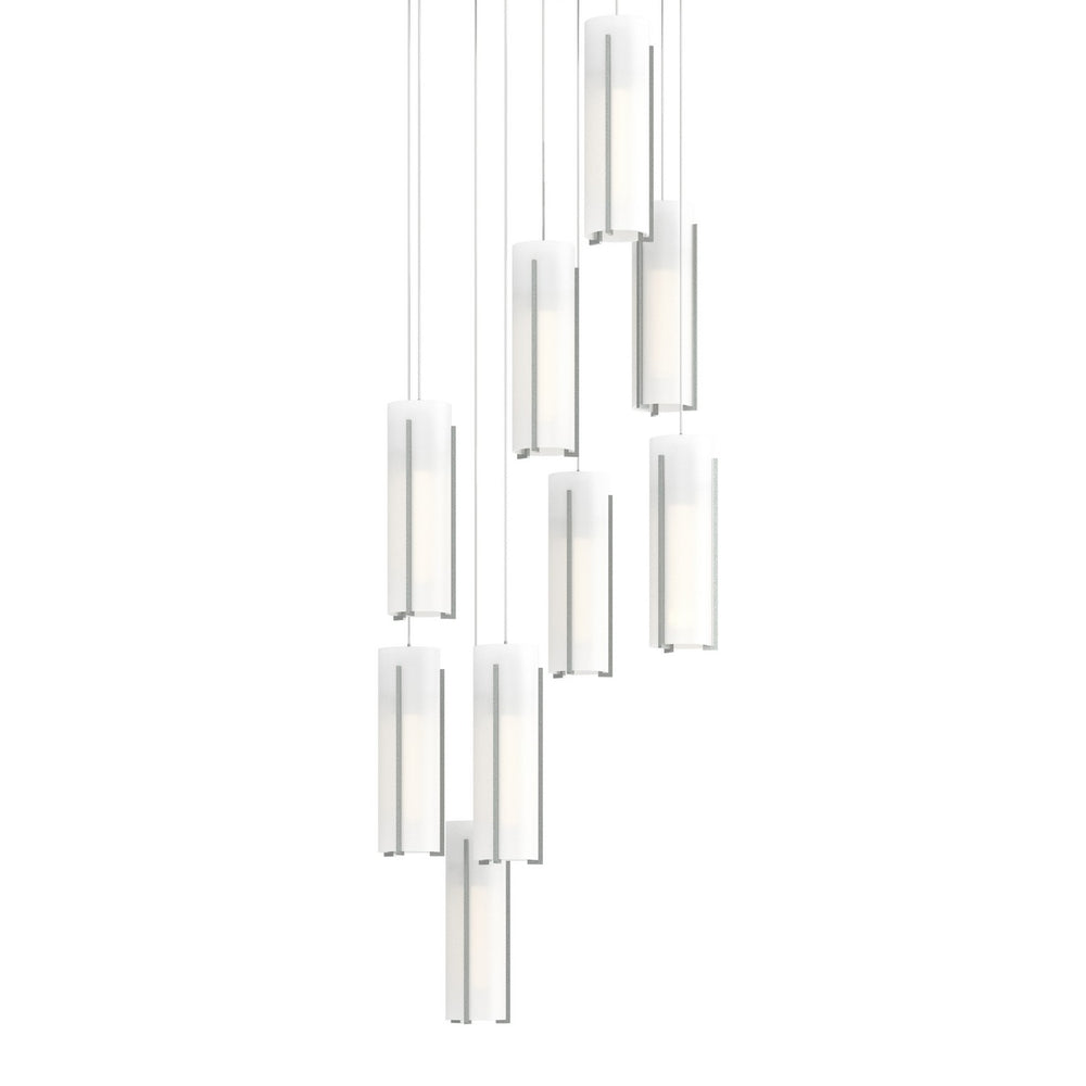 Hubbardton Forge - LED Pendant - Exos Glass - Vintage Platinum- Union Lighting Luminaires Decor