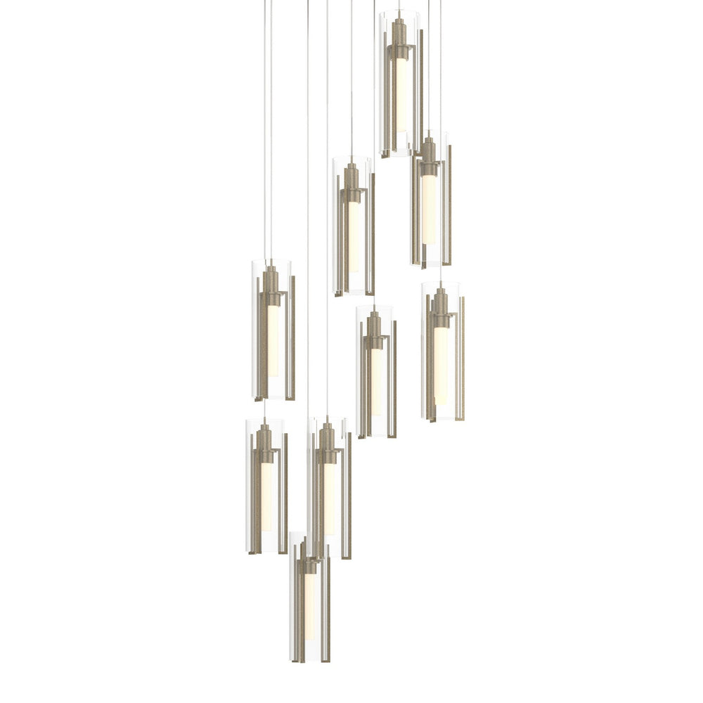 Hubbardton Forge - LED Pendant - Exos Glass - Soft Gold- Union Lighting Luminaires Decor
