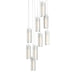 Hubbardton Forge - LED Pendant - Exos Glass - Sterling- Union Lighting Luminaires Decor