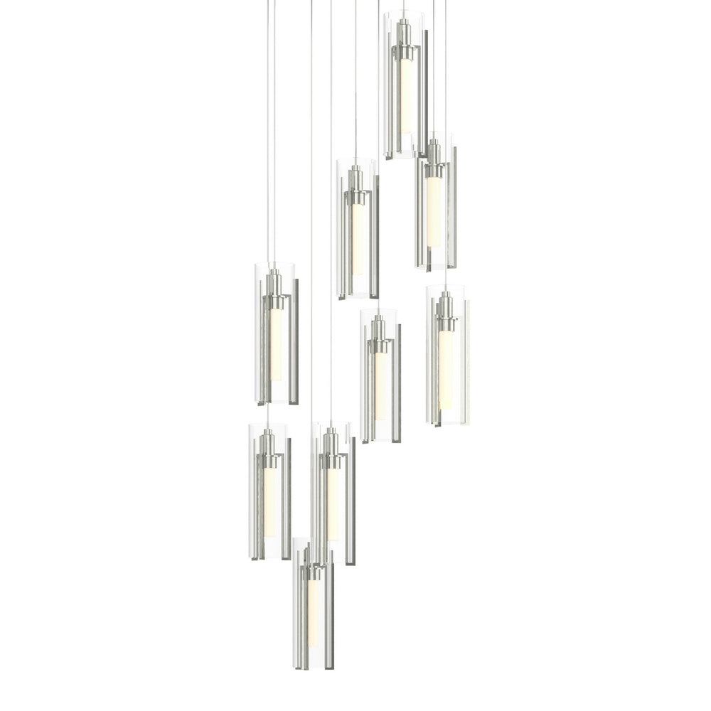 Hubbardton Forge - LED Pendant - Exos Glass - Sterling- Union Lighting Luminaires Decor
