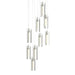 Hubbardton Forge - LED Pendant - Exos Glass - Sterling- Union Lighting Luminaires Decor