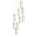 Hubbardton Forge - LED Pendant - Exos Glass - Modern Brass- Union Lighting Luminaires Decor