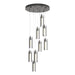 Hubbardton Forge - LED Pendant - Exos Glass - Oil Rubbed Bronze- Union Lighting Luminaires Decor