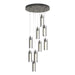 Hubbardton Forge - LED Pendant - Exos Glass - Natural Iron- Union Lighting Luminaires Decor