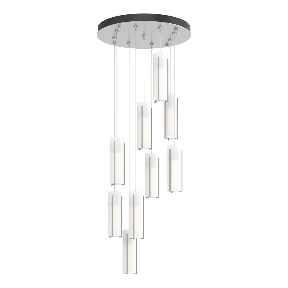 Hubbardton Forge - LED Pendant - Exos Glass - Vintage Platinum- Union Lighting Luminaires Decor