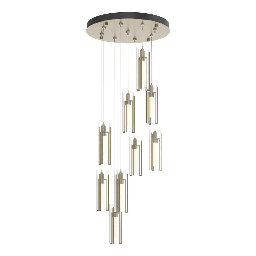 Hubbardton Forge - LED Pendant - Exos Glass - Soft Gold- Union Lighting Luminaires Decor