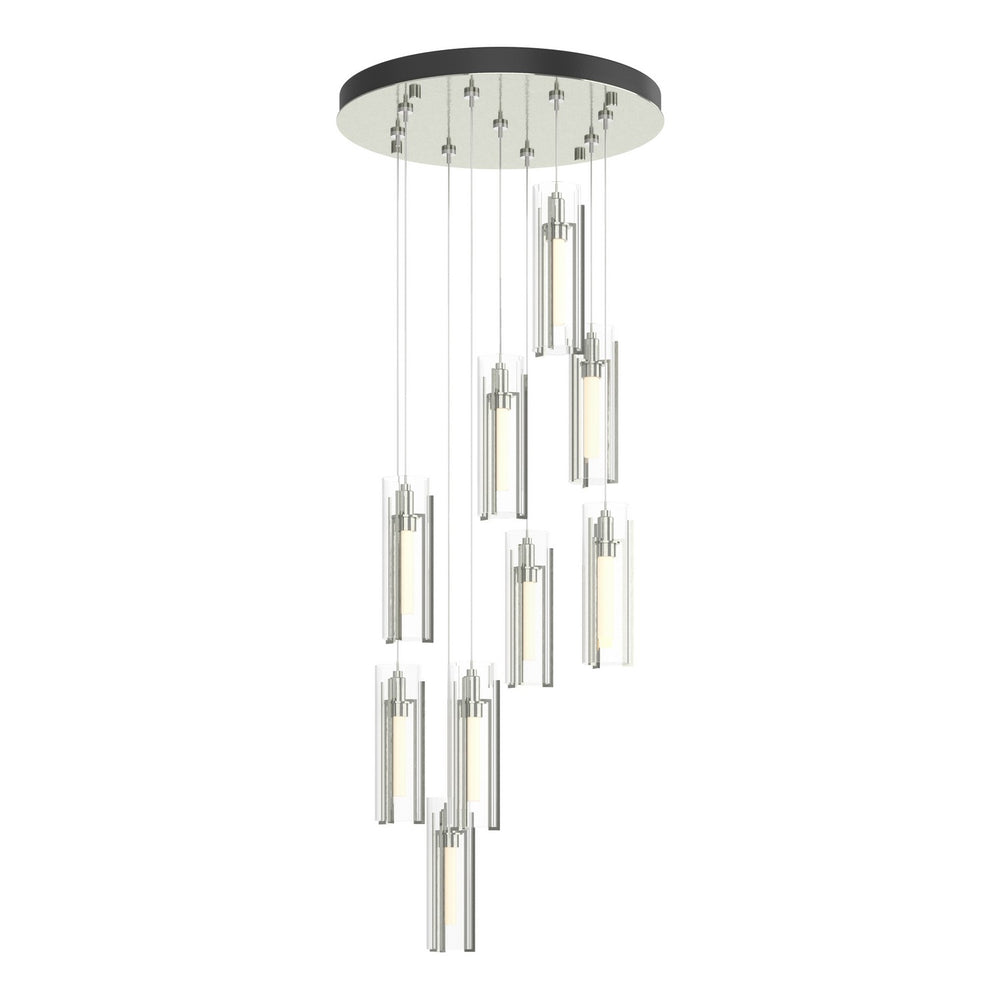 Hubbardton Forge - LED Pendant - Exos Glass - Sterling- Union Lighting Luminaires Decor