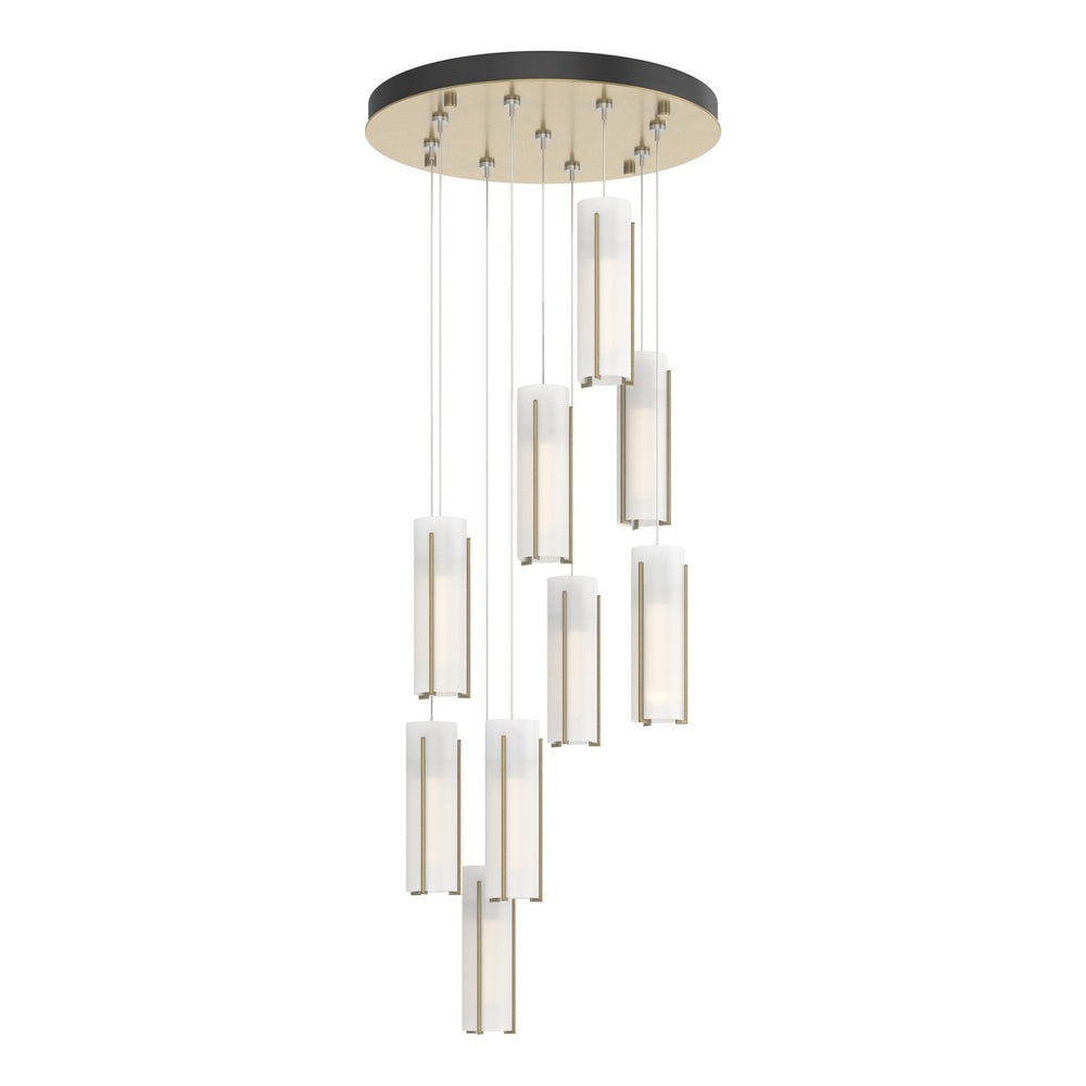 Hubbardton Forge - LED Pendant - Exos Glass - Modern Brass- Union Lighting Luminaires Decor