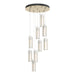Hubbardton Forge - LED Pendant - Exos Glass - Modern Brass- Union Lighting Luminaires Decor