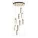 Hubbardton Forge - LED Pendant - Exos Glass - Modern Brass- Union Lighting Luminaires Decor