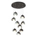 Hubbardton Forge - LED Pendant - Brooklyn - Oil Rubbed Bronze- Union Lighting Luminaires Decor