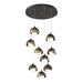 Hubbardton Forge - LED Pendant - Brooklyn - Oil Rubbed Bronze- Union Lighting Luminaires Decor