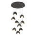 Hubbardton Forge - LED Pendant - Brooklyn - Natural Iron- Union Lighting Luminaires Decor