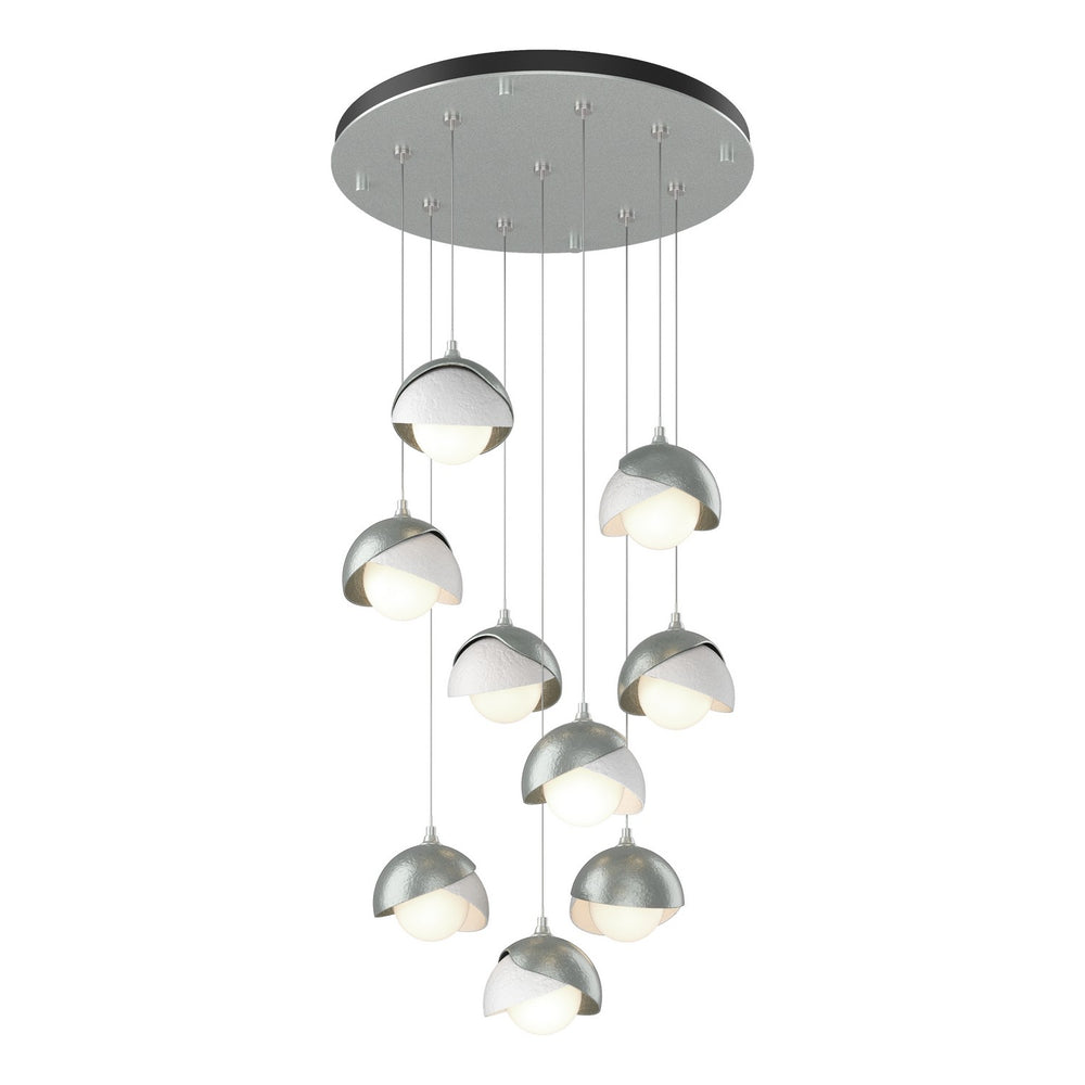 Hubbardton Forge - LED Pendant - Brooklyn - Vintage Platinum- Union Lighting Luminaires Decor