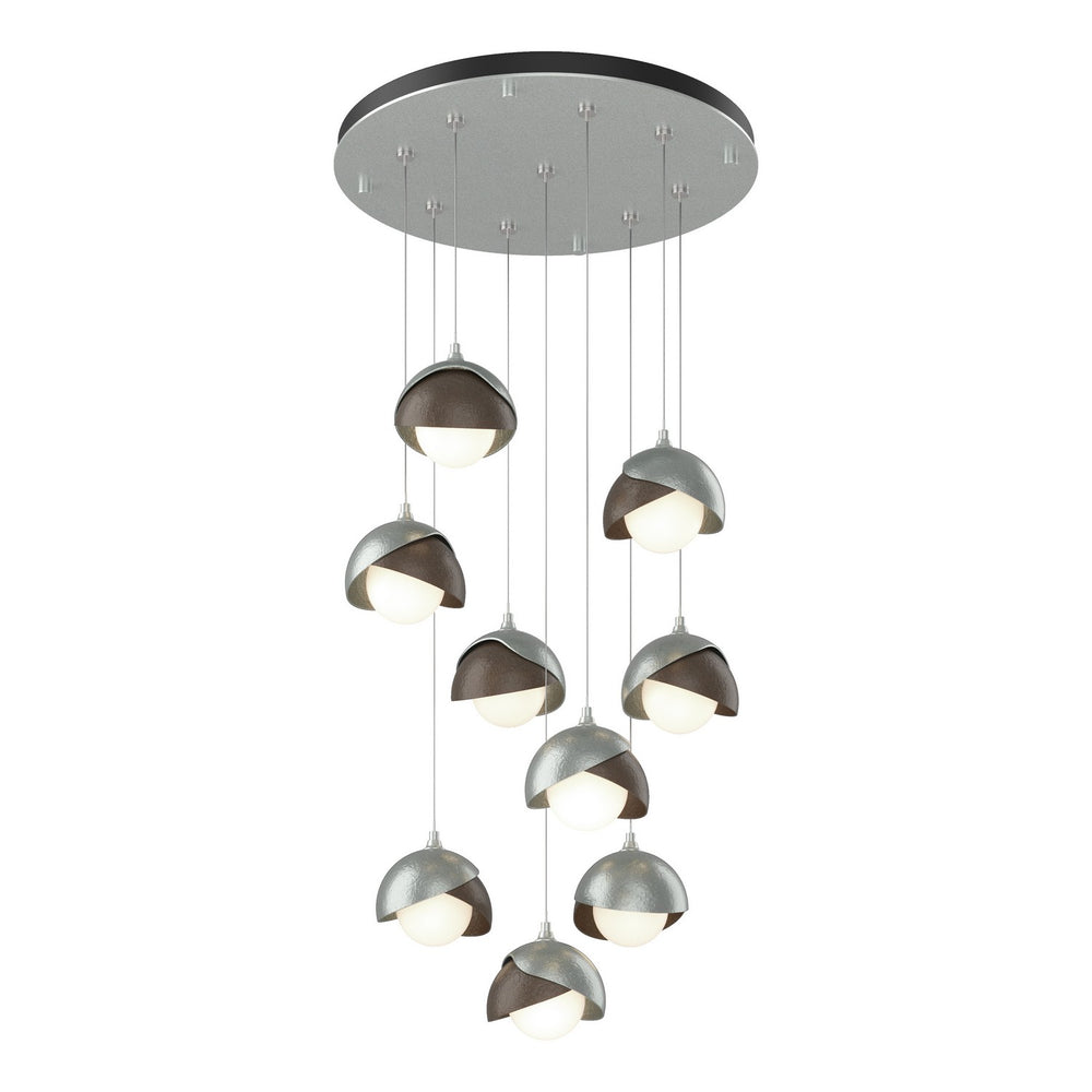 Hubbardton Forge - LED Pendant - Brooklyn - Vintage Platinum- Union Lighting Luminaires Decor