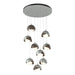 Hubbardton Forge - LED Pendant - Brooklyn - Vintage Platinum- Union Lighting Luminaires Decor