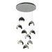 Hubbardton Forge - LED Pendant - Brooklyn - Vintage Platinum- Union Lighting Luminaires Decor