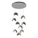 Hubbardton Forge - LED Pendant - Brooklyn - Vintage Platinum- Union Lighting Luminaires Decor