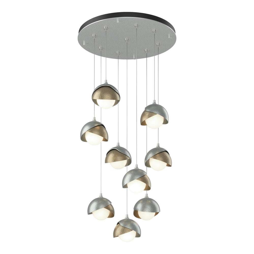 Hubbardton Forge - LED Pendant - Brooklyn - Vintage Platinum- Union Lighting Luminaires Decor