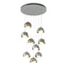 Hubbardton Forge - LED Pendant - Brooklyn - Vintage Platinum- Union Lighting Luminaires Decor