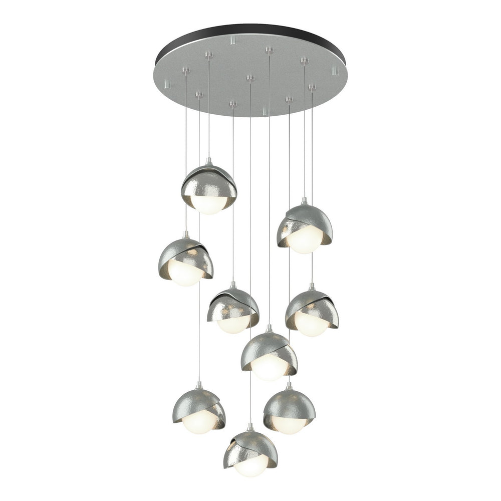 Hubbardton Forge - LED Pendant - Brooklyn - Vintage Platinum- Union Lighting Luminaires Decor