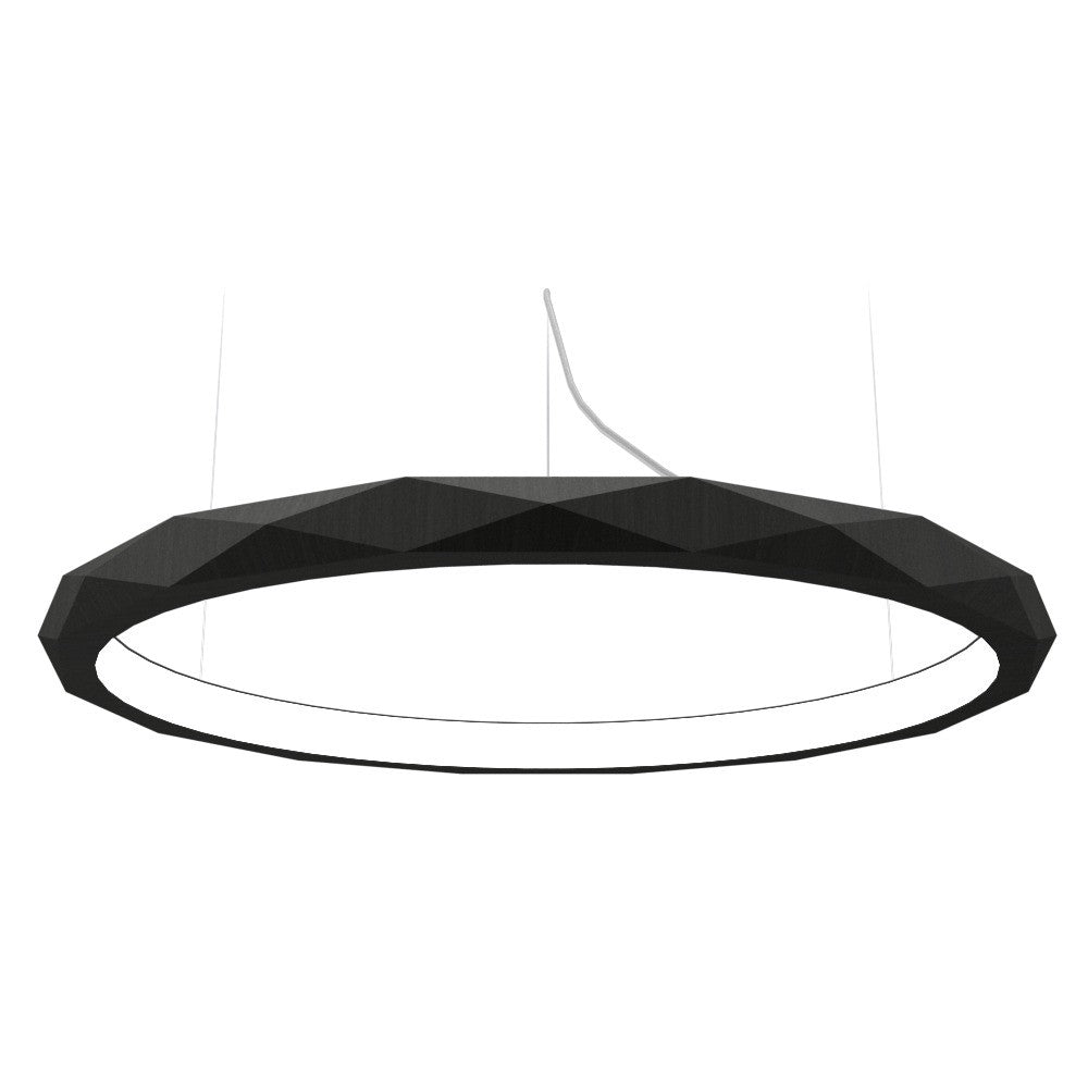 Accord Lighting - LED Pendant - Facet - Charcoal- Union Lighting Luminaires Decor