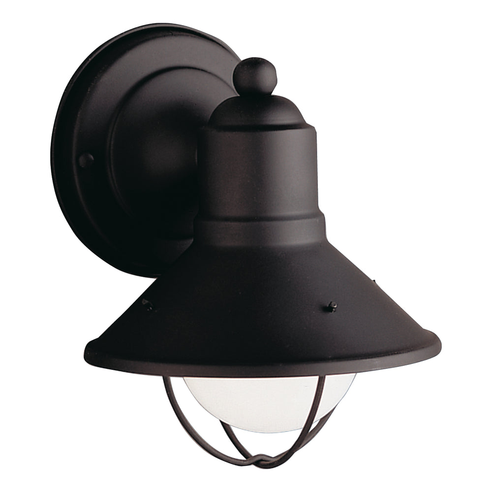 Kichler Canada - One Light Outdoor Wall Mount - Seaside - Black- Union Lighting Luminaires Decor