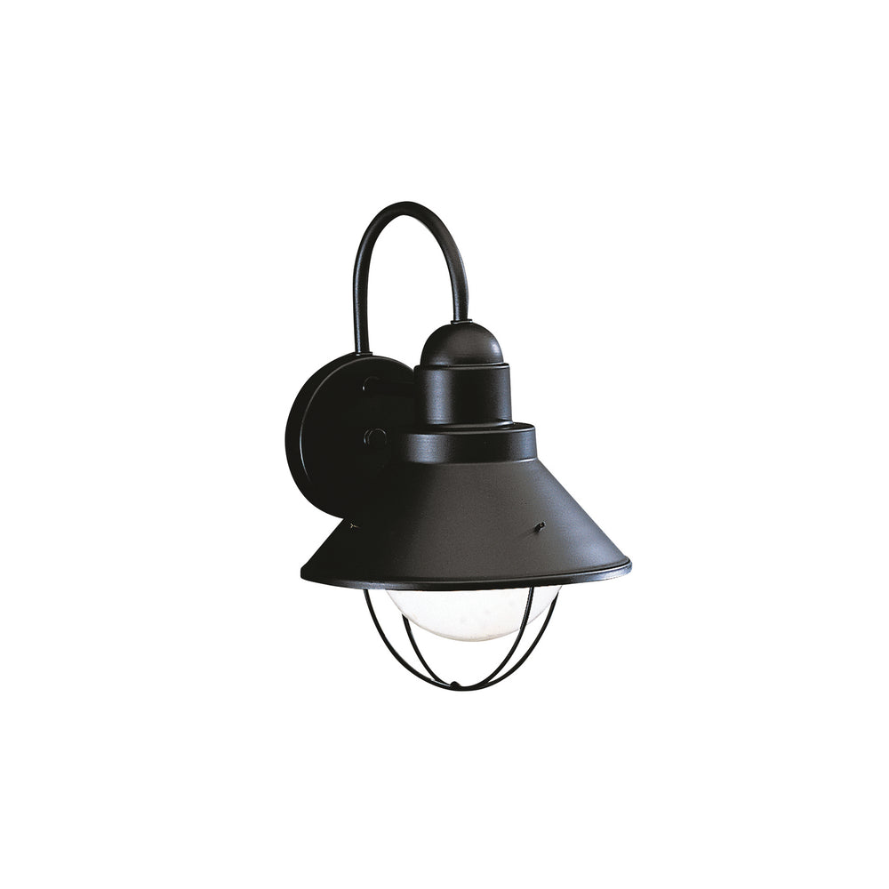 Kichler Canada - One Light Outdoor Wall Mount - Seaside - Black- Union Lighting Luminaires Decor