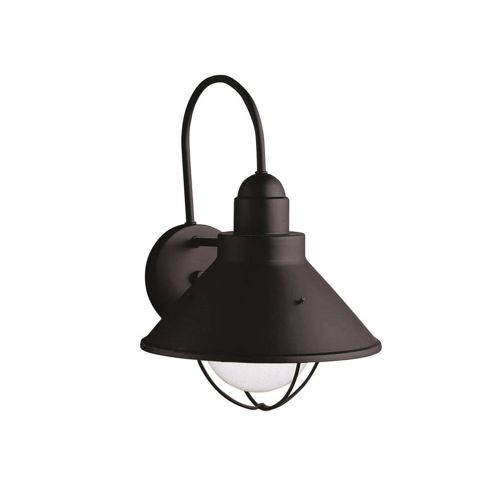 Kichler Canada - One Light Outdoor Wall Mount - Seaside - Black- Union Lighting Luminaires Decor