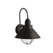 Kichler Canada - One Light Outdoor Wall Mount - Seaside - Black- Union Lighting Luminaires Decor