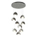Hubbardton Forge - LED Pendant - Brooklyn - Sterling- Union Lighting Luminaires Decor