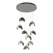 Hubbardton Forge - LED Pendant - Brooklyn - Sterling- Union Lighting Luminaires Decor
