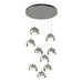 Hubbardton Forge - LED Pendant - Brooklyn - Sterling- Union Lighting Luminaires Decor