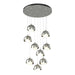 Hubbardton Forge - LED Pendant - Brooklyn - Sterling- Union Lighting Luminaires Decor