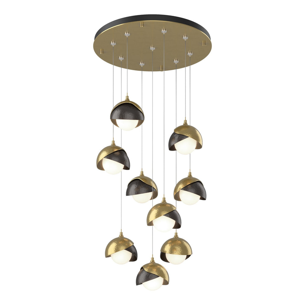 Hubbardton Forge - LED Pendant - Brooklyn - Modern Brass- Union Lighting Luminaires Decor