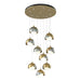 Hubbardton Forge - LED Pendant - Brooklyn - Modern Brass- Union Lighting Luminaires Decor