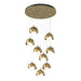 Hubbardton Forge - LED Pendant - Brooklyn - Modern Brass- Union Lighting Luminaires Decor