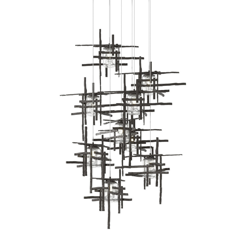 Hubbardton Forge - LED Pendant - Tura - Oil Rubbed Bronze- Union Lighting Luminaires Decor
