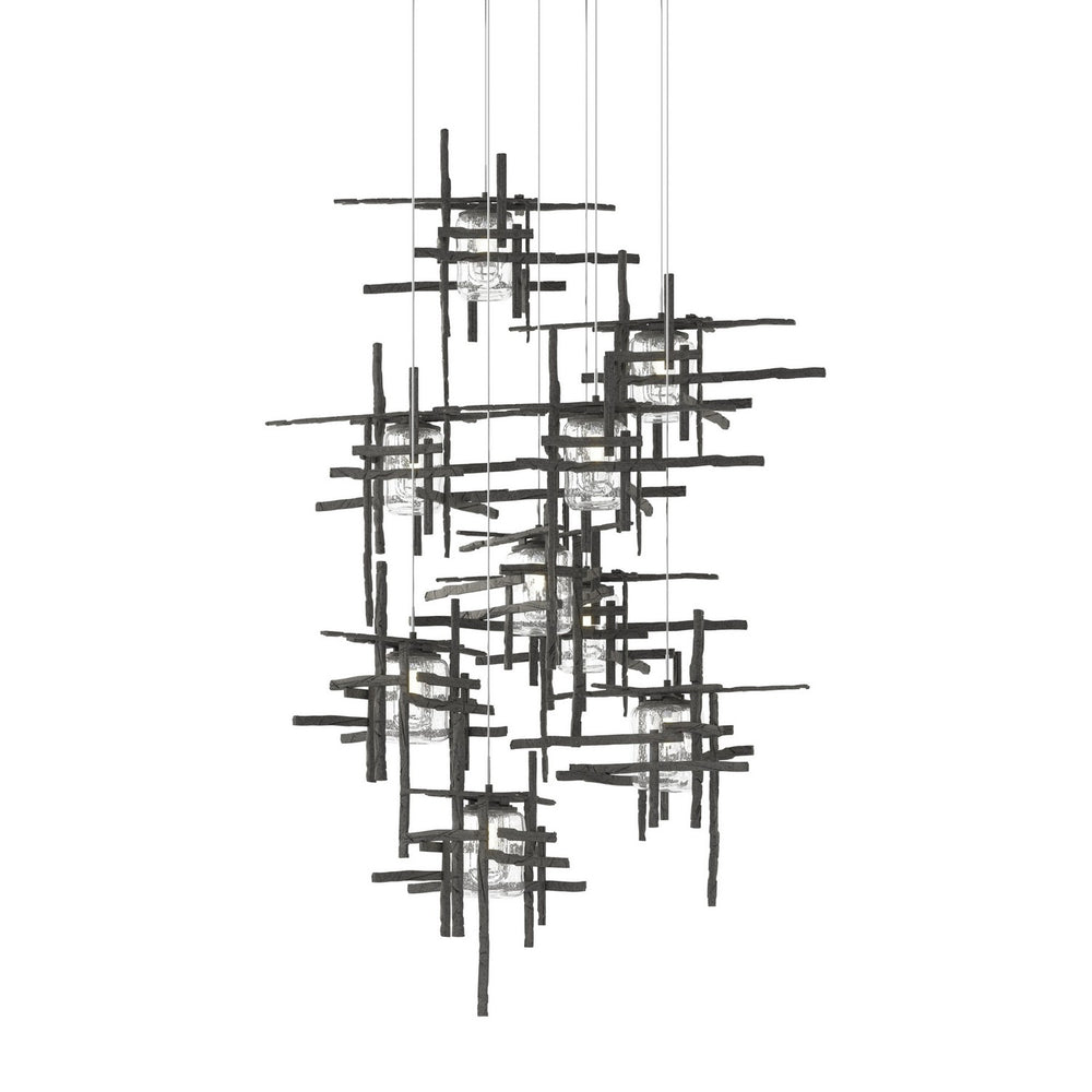 Hubbardton Forge - LED Pendant - Tura - Natural Iron- Union Lighting Luminaires Decor