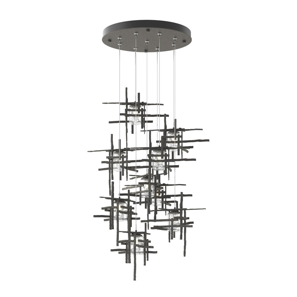 Hubbardton Forge - LED Pendant - Tura - Natural Iron- Union Lighting Luminaires Decor