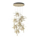 Hubbardton Forge - LED Pendant - Tura - Modern Brass- Union Lighting Luminaires Decor