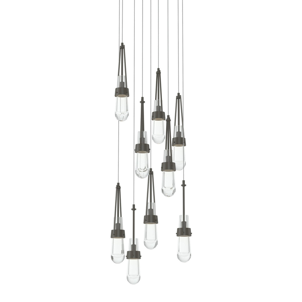 Hubbardton Forge - LED Pendant - Link - Dark Smoke- Union Lighting Luminaires Decor