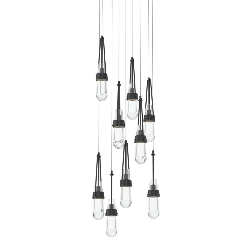 Hubbardton Forge - LED Pendant - Link - Black- Union Lighting Luminaires Decor