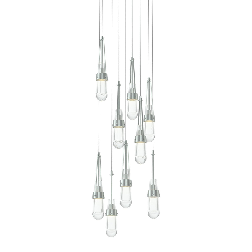 Hubbardton Forge - LED Pendant - Link - Vintage Platinum- Union Lighting Luminaires Decor