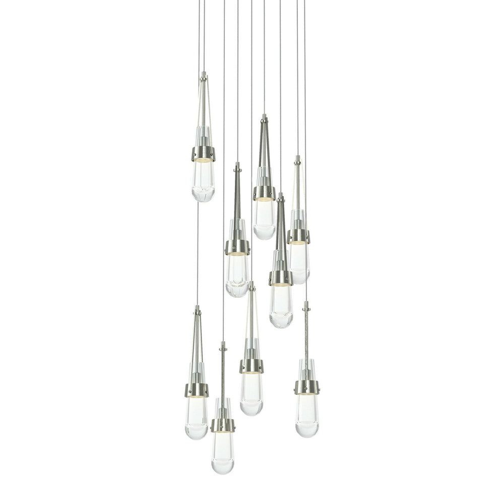 Hubbardton Forge - LED Pendant - Link - Sterling- Union Lighting Luminaires Decor