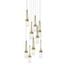 Hubbardton Forge - LED Pendant - Link - Modern Brass- Union Lighting Luminaires Decor