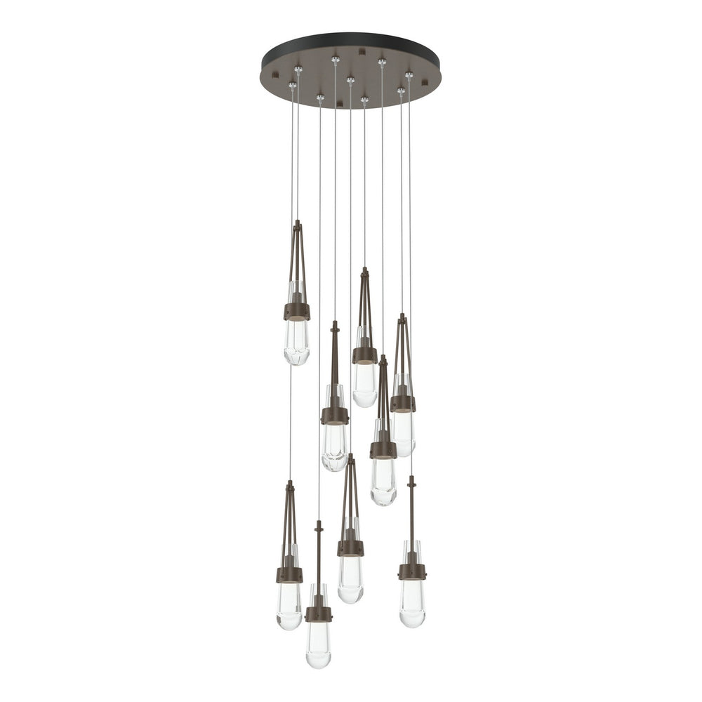 Hubbardton Forge - LED Pendant - Link - Bronze- Union Lighting Luminaires Decor