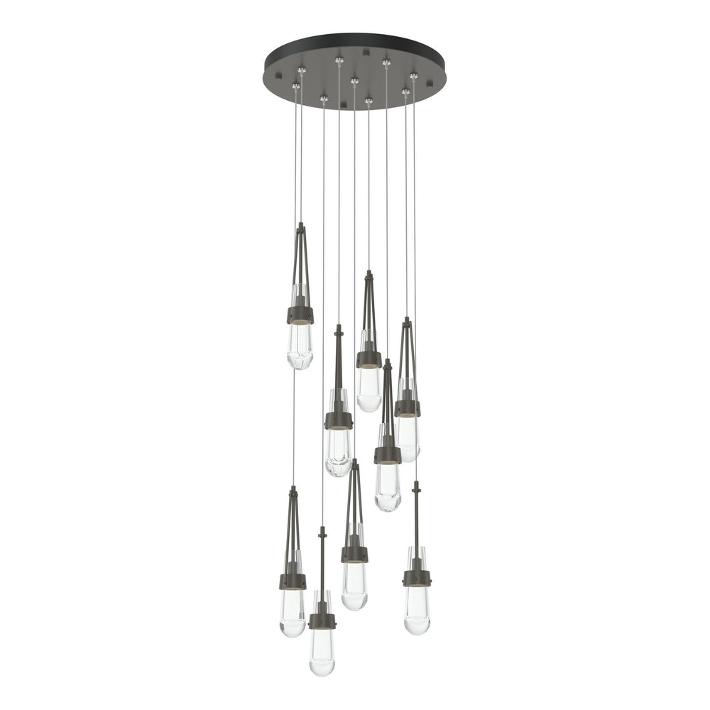 Hubbardton Forge - LED Pendant - Link - Dark Smoke- Union Lighting Luminaires Decor
