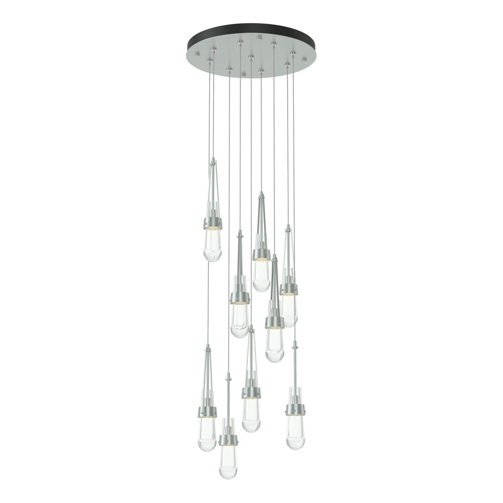 Hubbardton Forge - LED Pendant - Link - Vintage Platinum- Union Lighting Luminaires Decor