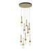 Hubbardton Forge - LED Pendant - Link - Modern Brass- Union Lighting Luminaires Decor